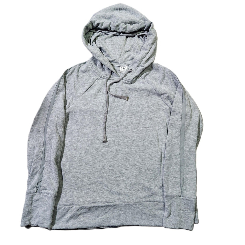 Athletic Works Heather Grey Hoodie Long Sleeve Drawstring Medium
